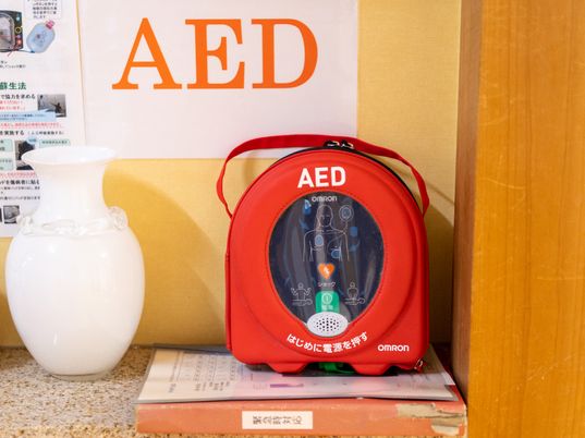 AED設置の壁面