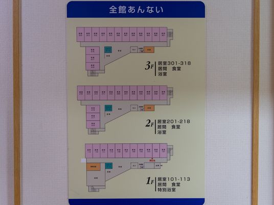 建物の案内板