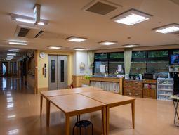 明るい共用スペース