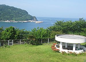 海の見える庭