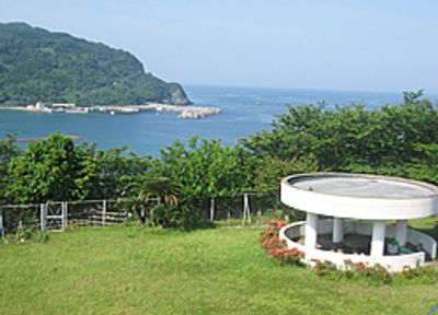 海の見える庭