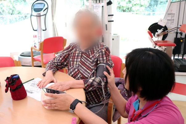 健康管理の様子