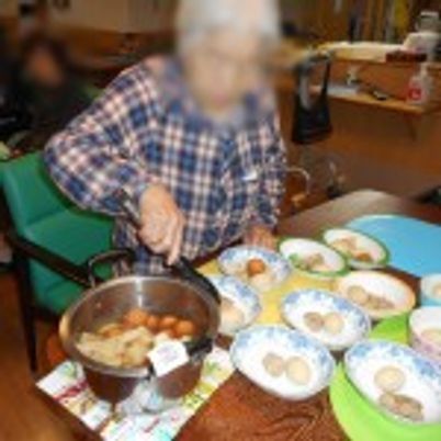 料理を準備する様子