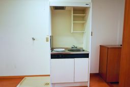 小規模なキッチンスペース