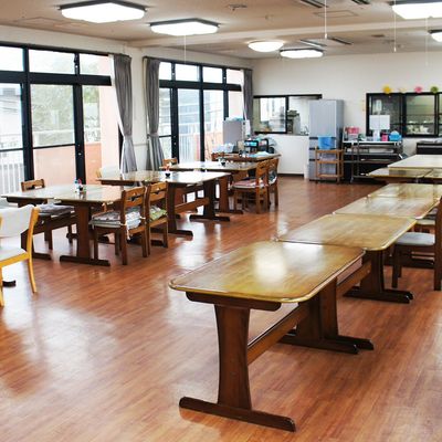 広々とした食堂