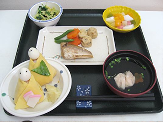 彩り豊かな食事例