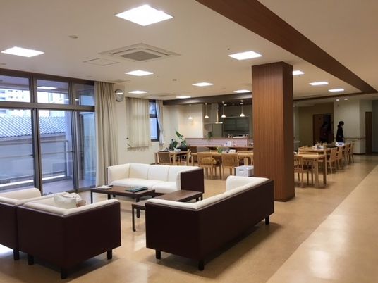 広々した共用空間