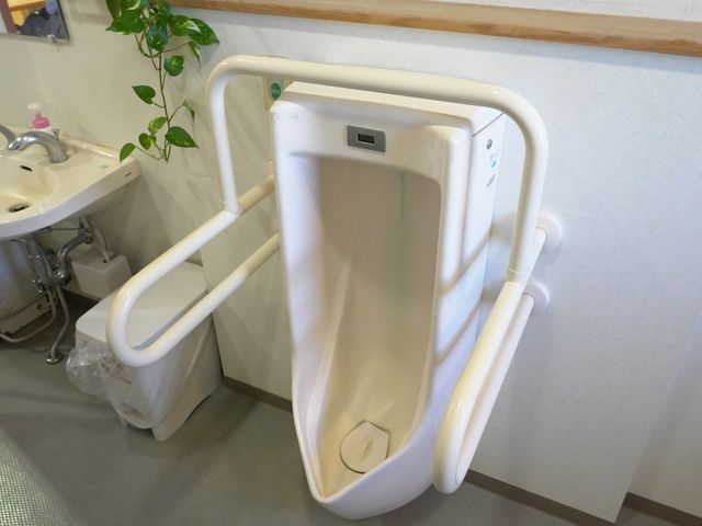 介護用手すり付トイレ トイレ 手すり付きで安全性が考慮されたトイレルームとなっています。快適に使用できる環境です。