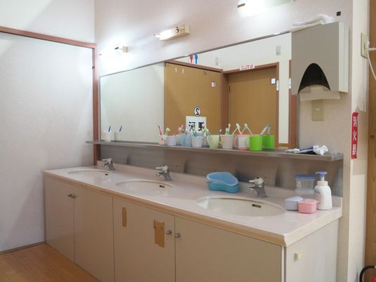 ゆったり使える洗面台