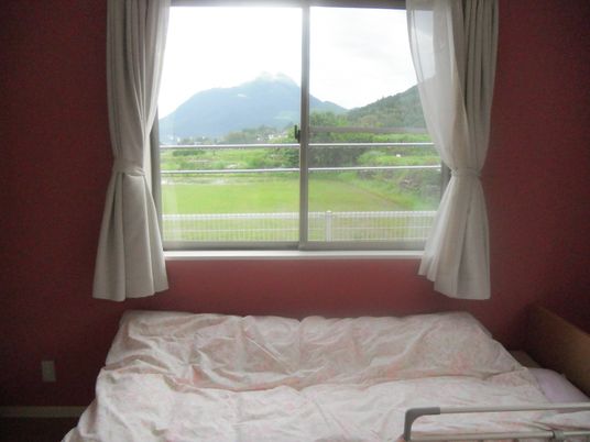 自然が望める居室