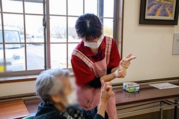 和やかな対話の居室