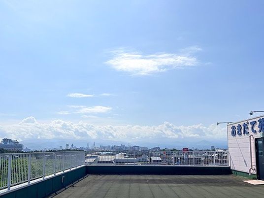 眺望のよいテラス  