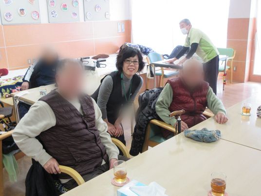 和やかな交流の場