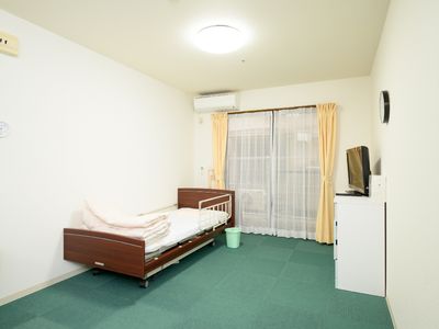シンプルな個室の居室