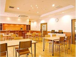 清潔な明るい食堂