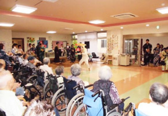 明るい共有スペース