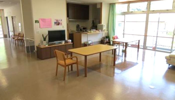 明るい共有スペース