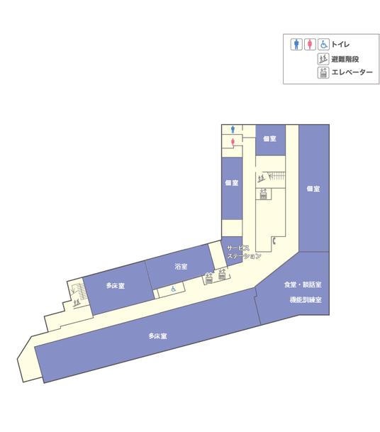 施設の見取り図