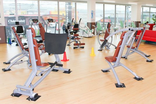 運動器具のある部屋
