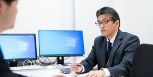スタッフ相談の様子