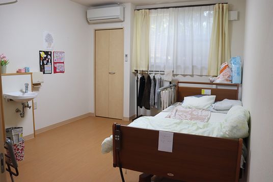 日差しが入る居室