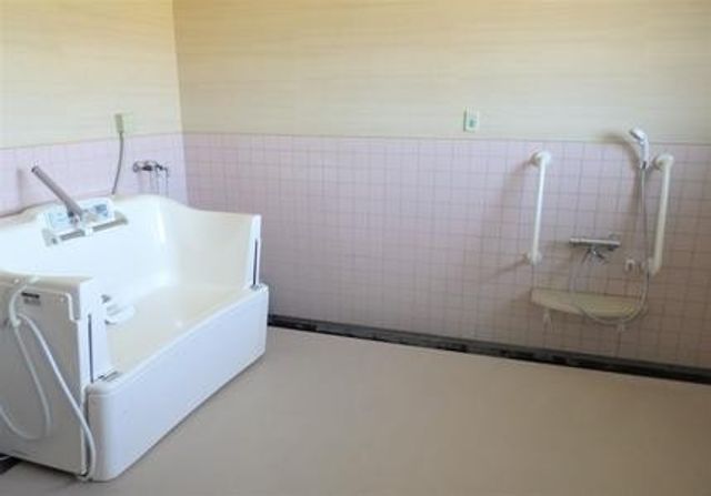 ゆったりした浴室