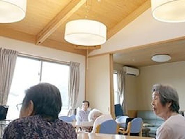 明るい共有スペース