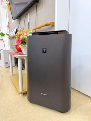 空気清浄機のある部屋