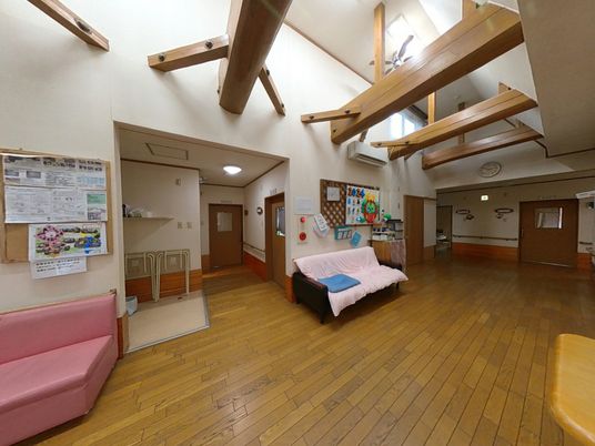 広々とした共有スペース