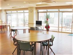 明るい共有スペース