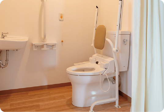 清潔感のあるトイレ空間
