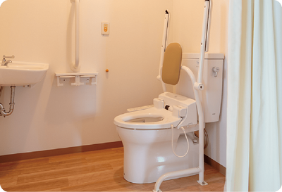 清潔感のあるトイレ空間