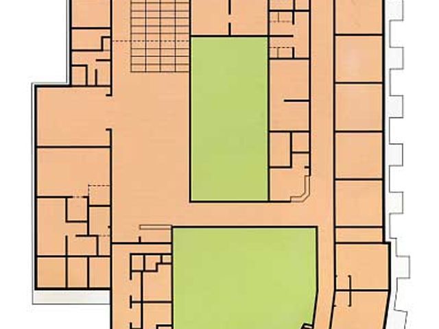 施設のフロア図面 内観 全体配置が一目でわかるフロア図です。施設内の活動や移動をスムーズに行えます。