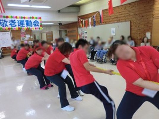 運動会の様子ホール