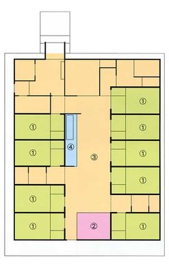 施設の間取り図