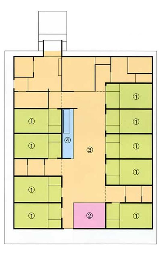施設の間取り図