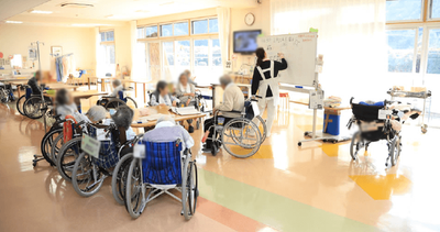 自然光あふれる活動室
