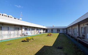 開放的な中庭