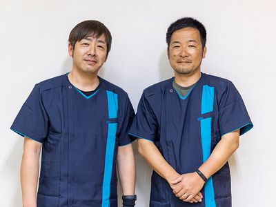 リラックスした様子のスタッフ