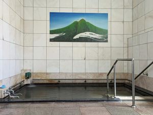 手すり付きの浴槽 浴室  