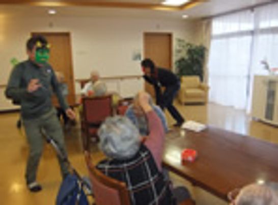 明るい共有スペース