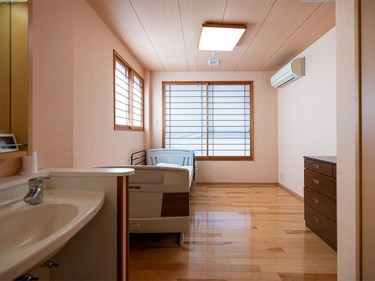 自然光が入る居室