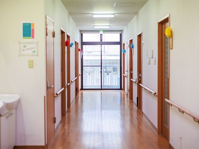明るい廊下