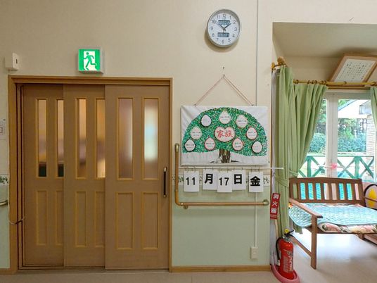 温かみのあるロビー