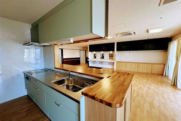 広々としたキッチン