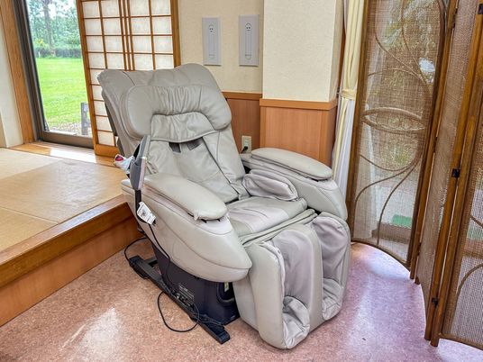 心地よいマッサージチェア