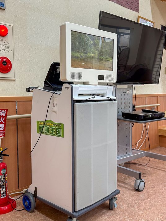 映像を楽しむ休憩室