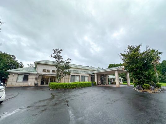 ゆったりとしたエントランス