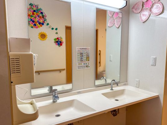 ケアハウスの洗面台