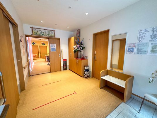 温もりある廊下